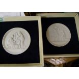 Royal Copenhagen Framed Plaques: from the The Ages of Man Series, Autumn & Winter (2)