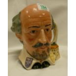 Royal Doulton large character Jugs William Shakespeare: D6689