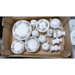 Wedgwood Hathaway Rose Patterned Tea & Dinner Ware: 24 pieces