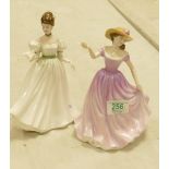 Royal Doulton Lady figures: Beth HN4156 & Brianna HN4126(seconds)(2)