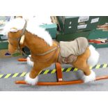 Child's rocking horse: height 75cm