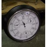 Large decorative wall clock: diameter 48cm