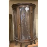 Reproduction Small Oak Framed China Cabinet: suitabe for miniatures