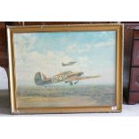 Coulson Large RAF Hurricane Theme Print: