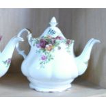 Royal Albert Old Country Rose Tea Pot: