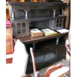 Dark Oak Buffet Sideboard: