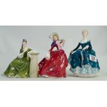 Royal Doulton Seconds Lady Figures: Autumn Breezes HN1934,