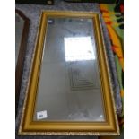 Gilt Effect Wall Mirror: