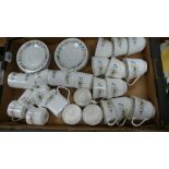 Royal Doulton Pastorale Patterned items to include: Tea Cups, Saucers,