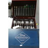 Two Silver Plated Cutlery Canteens(2)