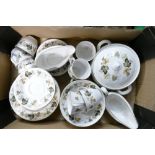 A mixed collection of items to include: Royal Doulton Larchmont Dinner & Tea Ware(2 trays)