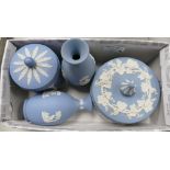 Wedgwood blue jasperware (4)