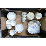 A mixed collection of items to include: Foley Floral Decorated Tea ware,