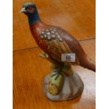 Spode Large Pheasant Cock: height 27cm