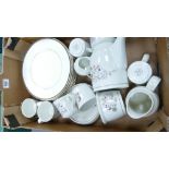 A mixed collection of items to include: Royal Doulton Bredon Hill Iron Stone Tea ware together with