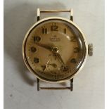 9ct gold Smiths ladies watch: