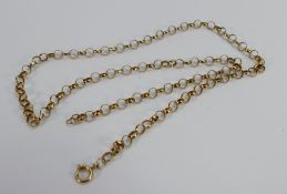 9ct gold necklace: 10.3g.