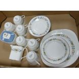 Royal Doulton Pastorale Patterned Tea set:(21 piece)