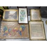 Two 19th Century Framed Samplers: