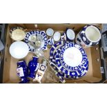 A collection of Early Decorative Imari style dinner ware to include: plates, vases,