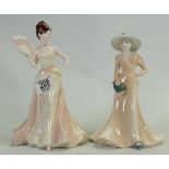 Coalport Lady Figures: limited edition Artisan Choice & Helen(2)