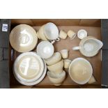 Wedgwood part dinner and tea set in the Harvest Moon design 28 pieces)