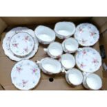 A collection of Royal Albert Tenderness patterned Tea ware: