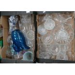 A mixed collection of items to include: Glassware,