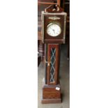 Novelty Oak Small Long Case Clock: height ?