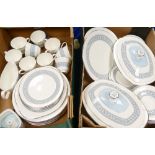 Royal Doulton CounterPoint Patterned Tea & Dinner ware to include: tea set, tureens,