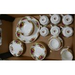 Royal Albert Old Country Rose Seconds Tea Set: