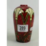 Mintons Secessionist Vase: height 13cm