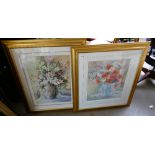 Large Janet Davies Signed Limited Edition Print: together with similar item(2)