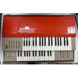 Vintage Crumor Lynx Duo organ with double keyboard: