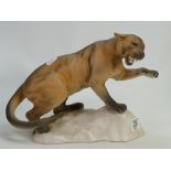 Beswick matt puma on rock 1702: