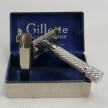 Chrome Cased Gillete Safety Razor: