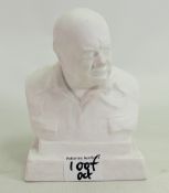 Spode White Bust: Winston Churchill made in 1967
