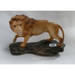 Beswick matt standing lion on rock 2554: