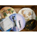 A mixed collection of Plates to include:Victoria Diamond Jubilee Plate, RAF limited edition items,
