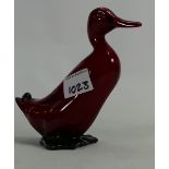 Royal Doulton Flambe Mallard duck: