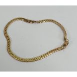 15ct gold small bracelet,