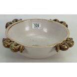 Art Deco 1937 Denby Tyrolean Bowl By Alice Teichner: diameter 24cm