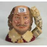 Royal Doulton Large character jug William Shakespeare D7136: limited edtion,
