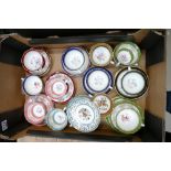 A good collection of Royal Grafton: china trios and various dinnerware in a floral style