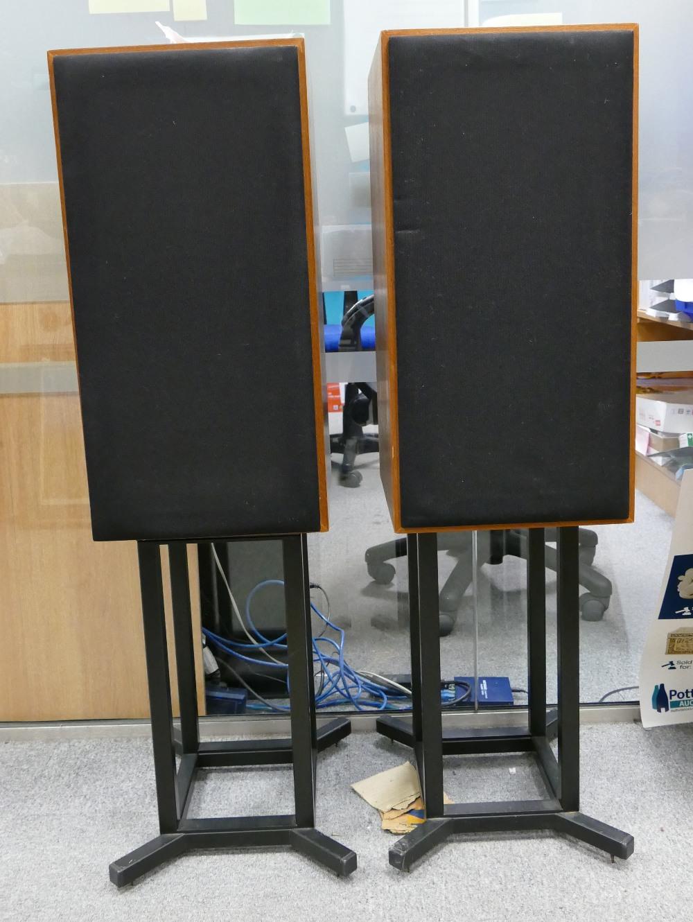 Coles BC1 (Spendor BC1 Replica's) speakers: with matching stands - Image 2 of 2