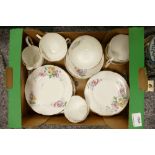 Spencer Stevenson Poppy patterned floral tea ware: 23 pieces