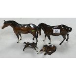 Beswick Arab 1771: mare 1812 and foals 915 & 815(4)