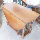 Oak Drop Leaf Table: