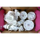 A mixed collection of items to include:Tuscan China Bouquet patterned tea set,