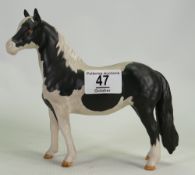 Beswick matt pinto pony piebald 1373: